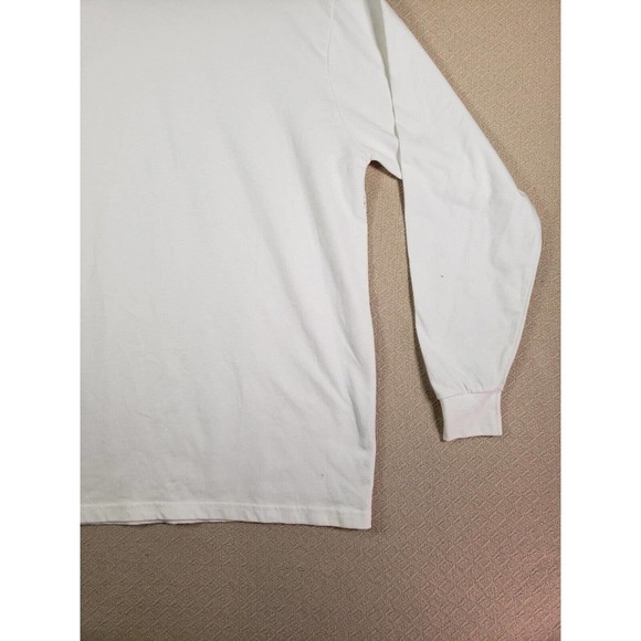 A+ By Sai PDX Sweater Medium White Pullover Sweatshirt Mock Neck Long Sleeve - Picture 8 of 13